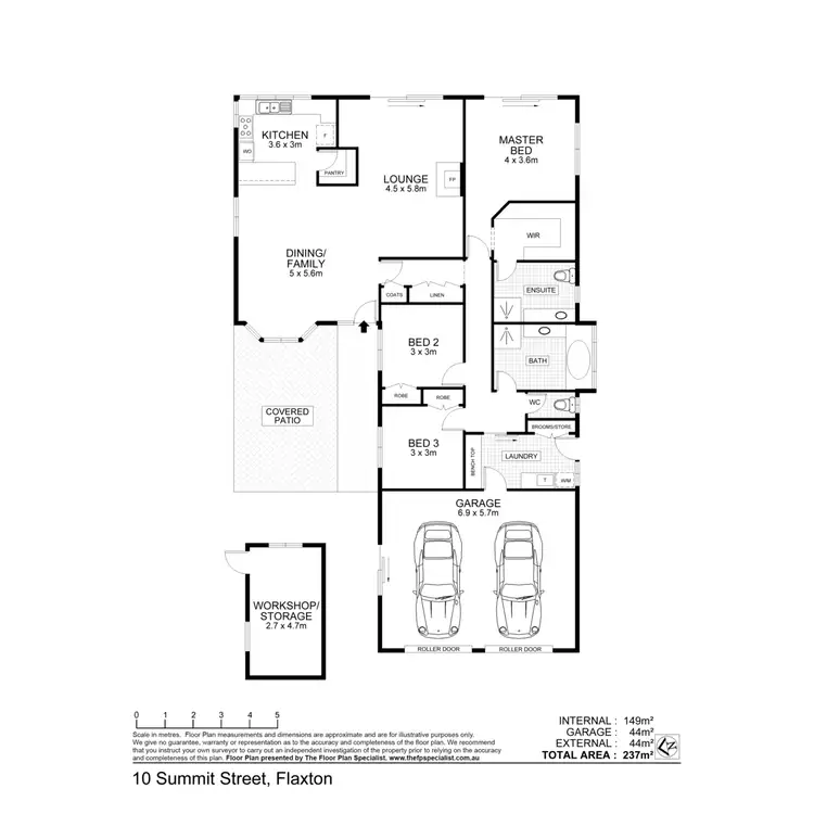 Floorplan of Homely house listing, 10 Summit Street, Flaxton QLD 4560