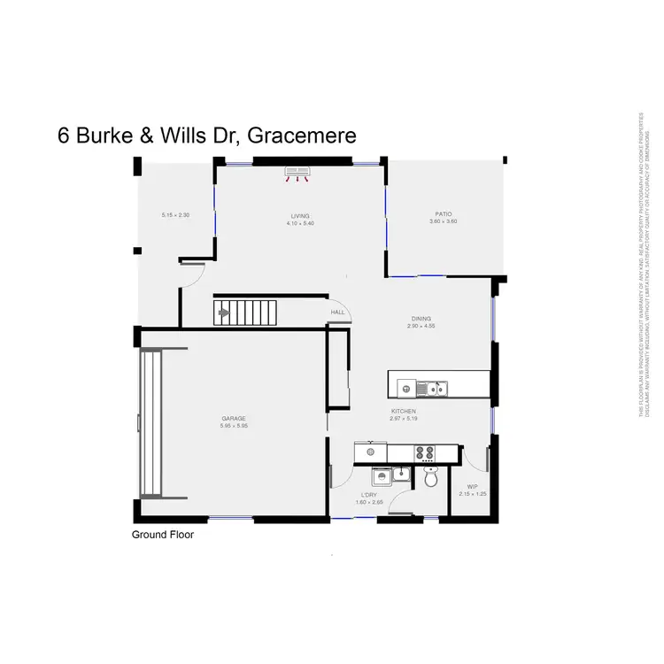 Floorplan of Homely house listing, 6 Burke & Wills Drive, Gracemere QLD 4702