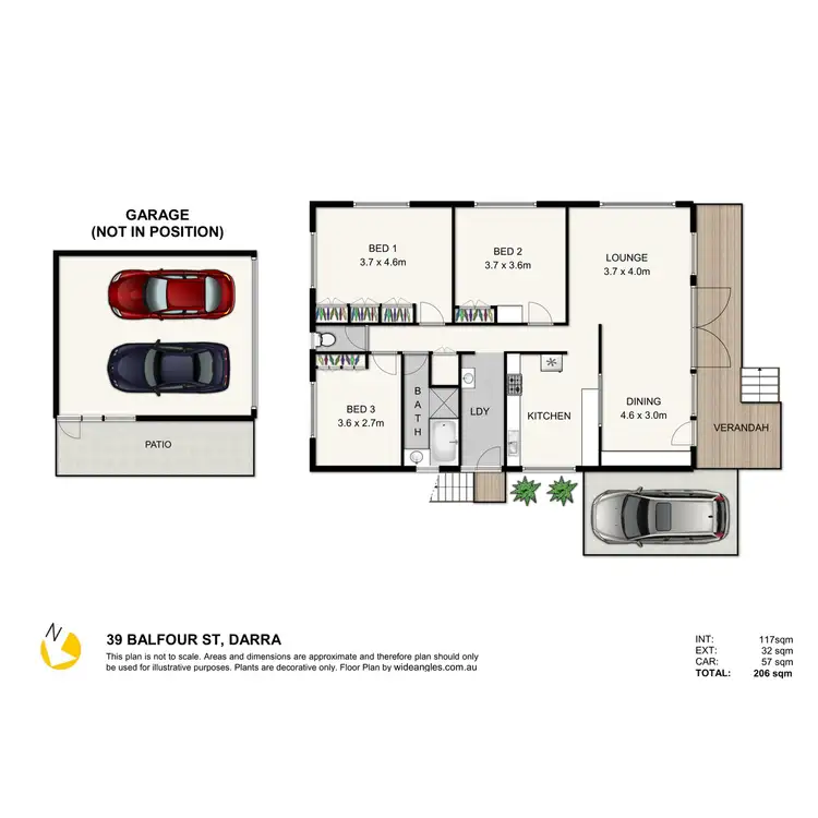 Floorplan of Homely house listing, 39 Balfour Street, Darra QLD 4076