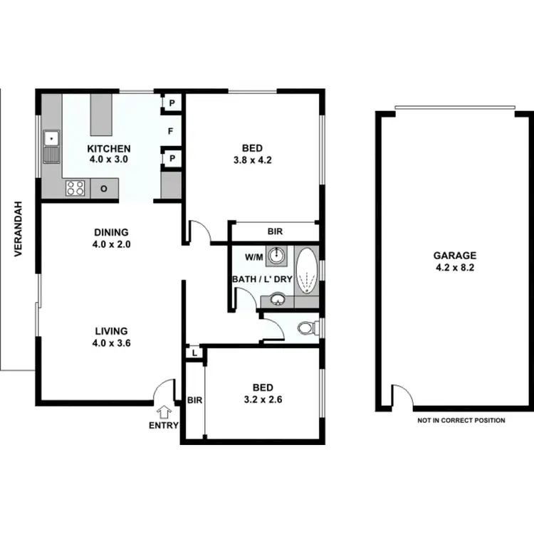 Floorplan of Homely apartment listing, 2/44 Mansfield Street, Coorparoo QLD 4151