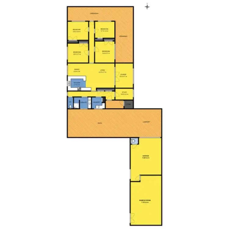 Floorplan of Homely house listing, 48 Manifold Street, Colac VIC 3250