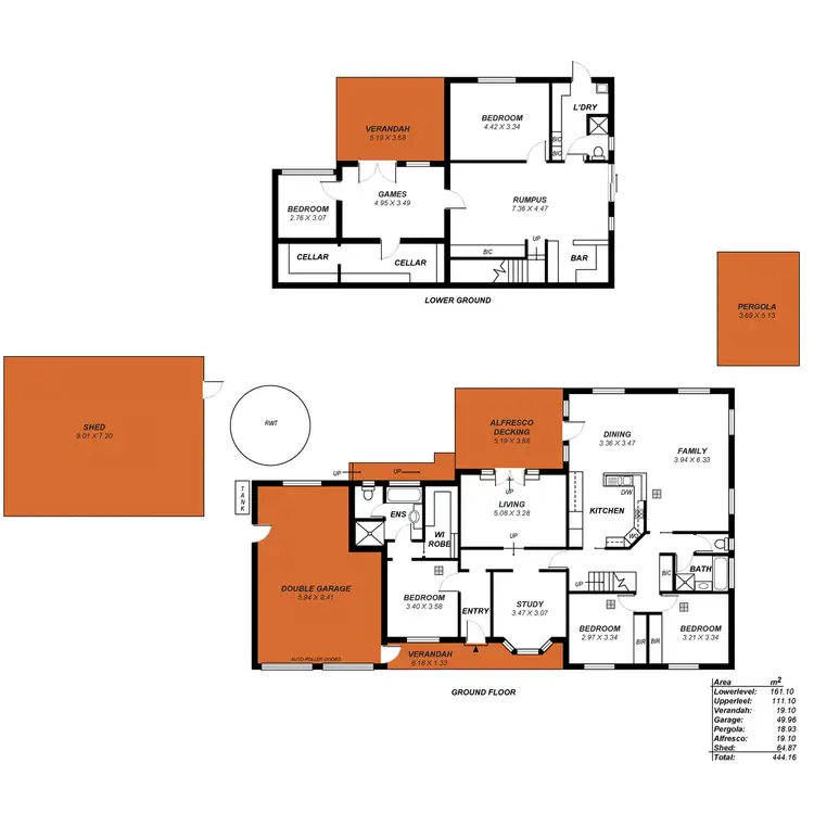 Floorplan of Homely house listing, 10 Ainsley Court, Athelstone SA 5076