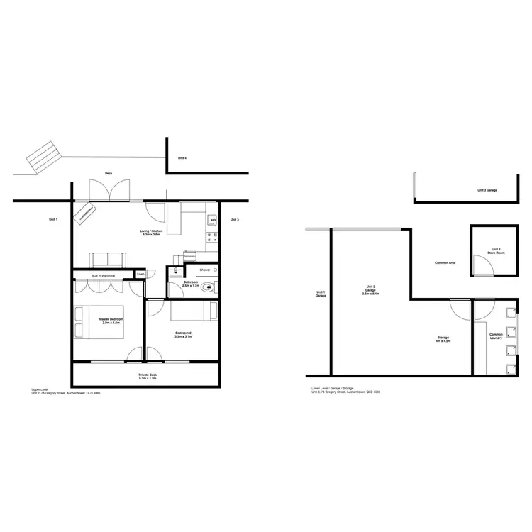 Floorplan of Homely apartment listing, 2/75 Gregory Street, Auchenflower QLD 4066