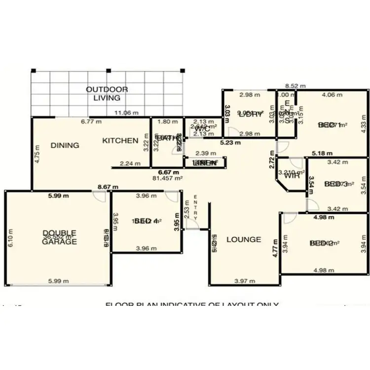 Floorplan of Homely house listing, 6 Kite Crescent, Eagleby QLD 4207