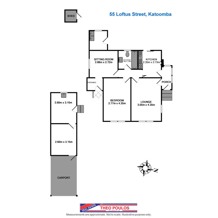 Floorplan of Homely house listing, 55 Loftus Street, Katoomba NSW 2780
