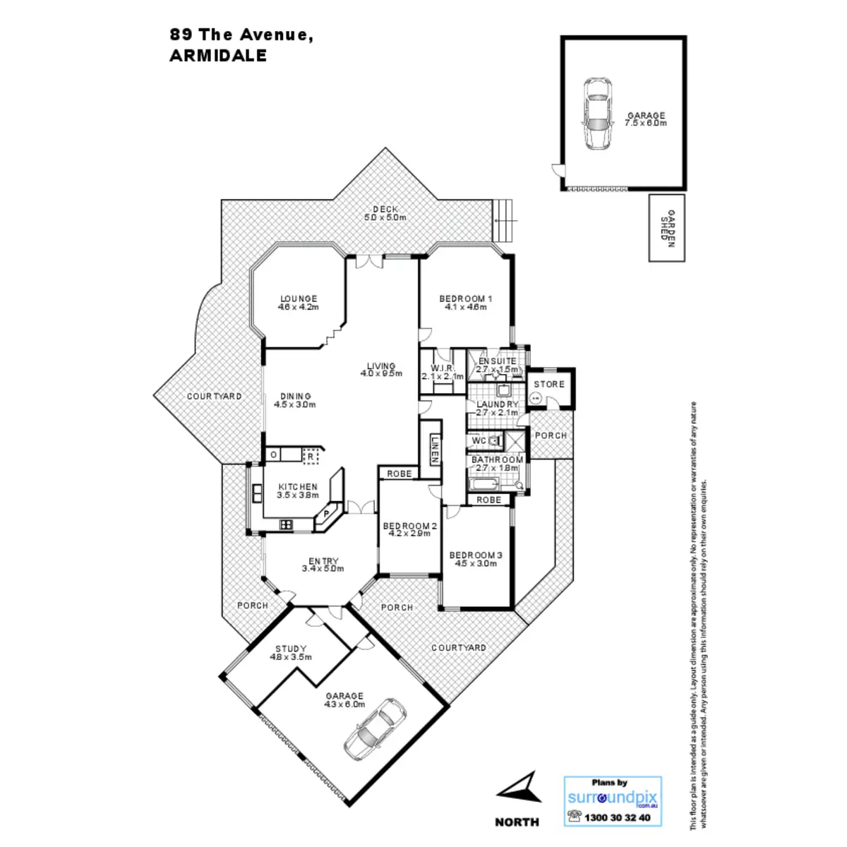 Floorplan of Homely house listing, 89 The Avenue, Armidale NSW 2350
