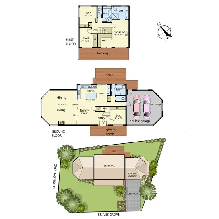 Floorplan of Homely house listing, 108 Dominion Road, Mount Martha VIC 3934