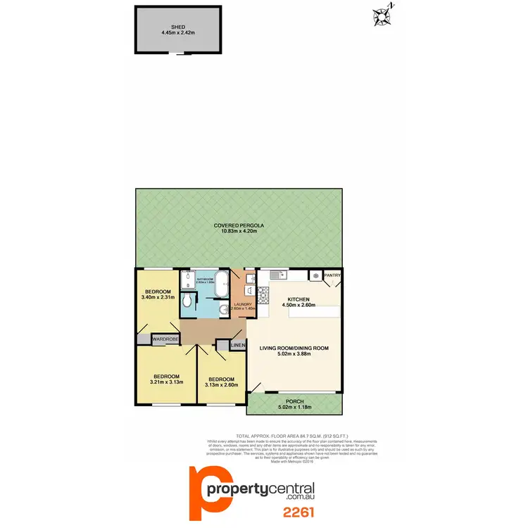 Floorplan of Homely house listing, 78 Lakedge Avenue, Berkeley Vale NSW 2261