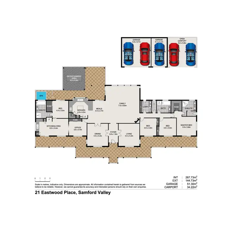Floorplan of Homely house listing, 21 Eastwood Place, Samford Valley QLD 4520