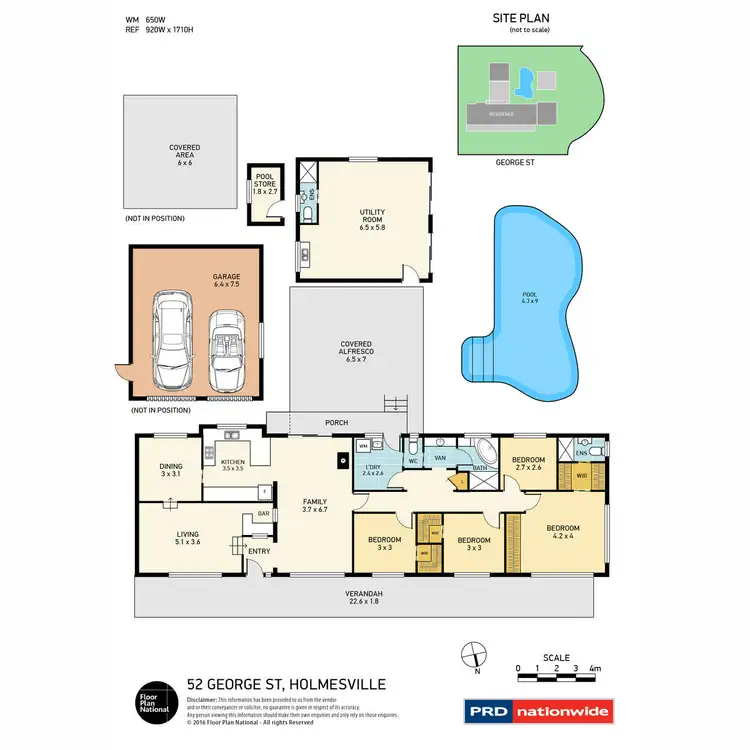 Floorplan of Homely house listing, 52 George Street, Holmesville NSW 2286