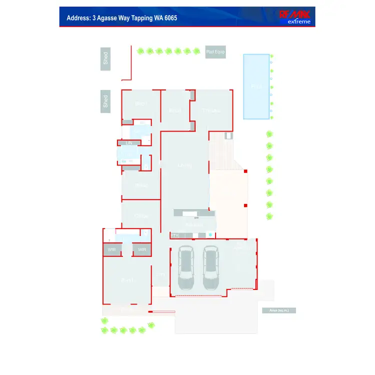 Floorplan of Homely house listing, 3 Agasse Way, Tapping WA 6065