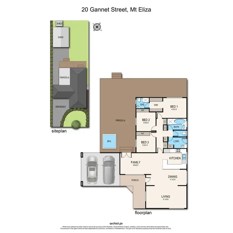 Floorplan of Homely house listing, 20 Gannet Street, Mount Eliza VIC 3930