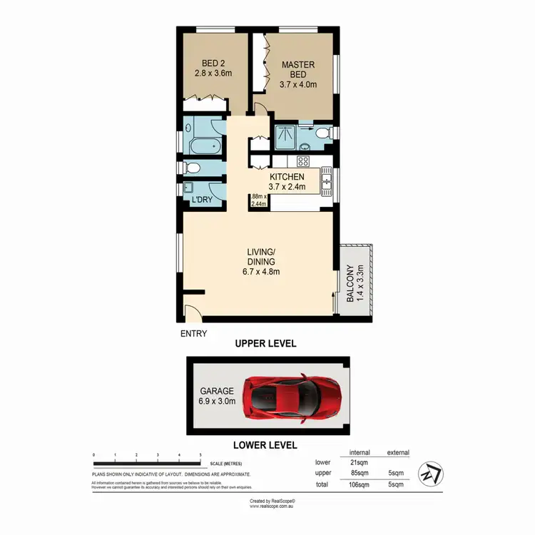 Floorplan of Homely apartment listing, 3/40 York Street, Indooroopilly QLD 4068