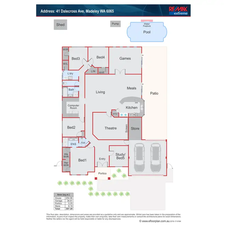Floorplan of Homely house listing, 41 Dalecross Avenue, Madeley WA 6065