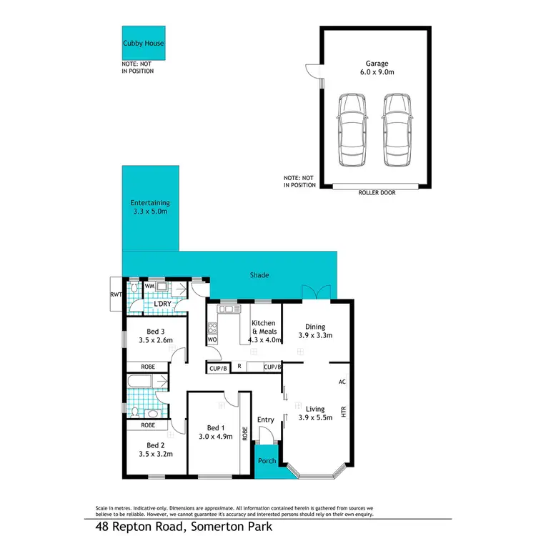 Floorplan of Homely house listing, 48 Repton Road, Somerton Park SA 5044
