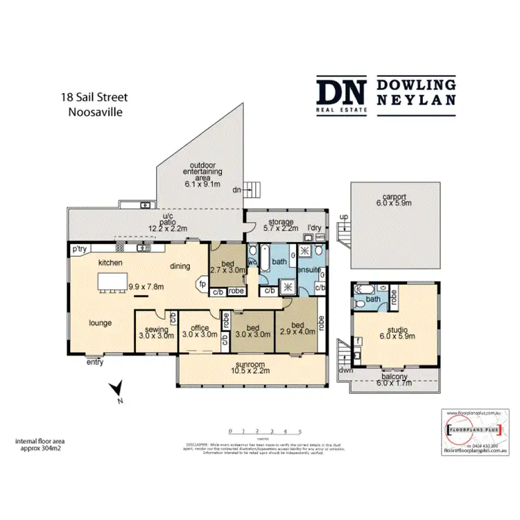 Floorplan of Homely house listing, 16-18 Sail Street, Noosaville QLD 4566