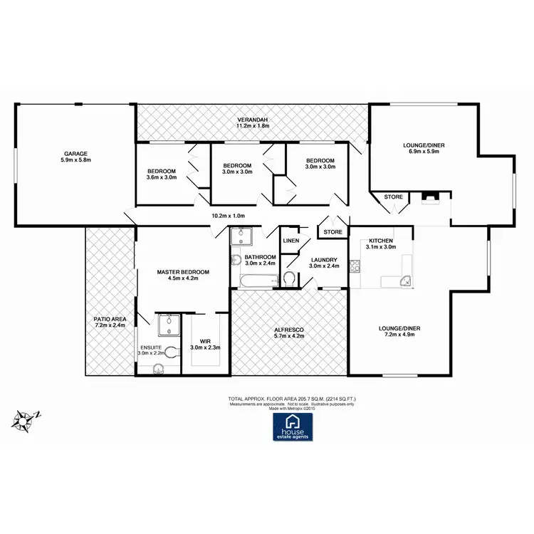 Floorplan of Homely house listing, 123 Kuhls Road, Highfields QLD 4352