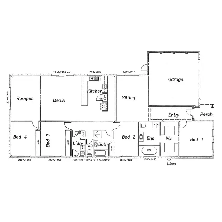 Floorplan of Homely house listing, 9 Holland Crescent, Truganina VIC 3029