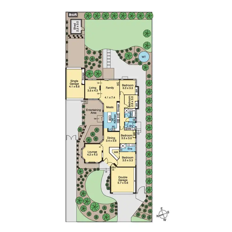 Floorplan of Homely house listing, 87 Walara Drive, Mount Martha VIC 3934