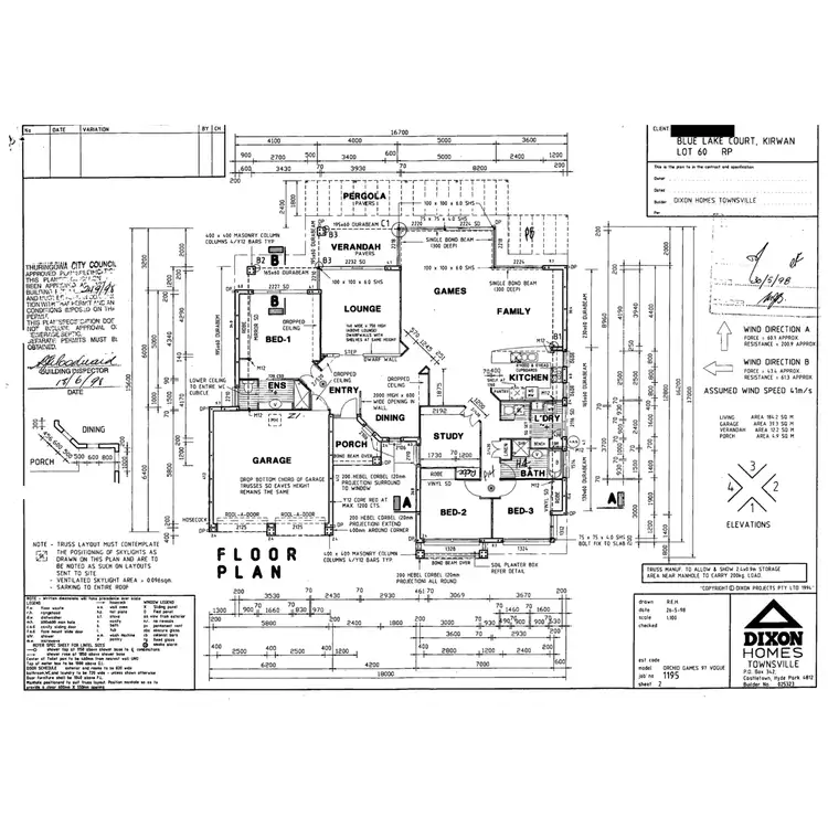 Floorplan of Homely house listing, 2 Blue Lake Court, Kirwan QLD 4817