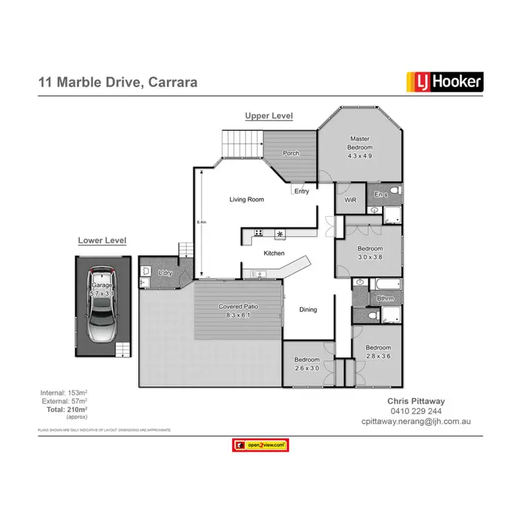 Floorplan of Homely house listing, 11 Marble Drive, Carrara QLD 4211