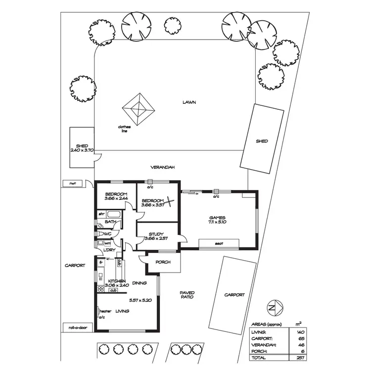 Floorplan of Homely house listing, 3 Warilda Street, Largs North SA 5016