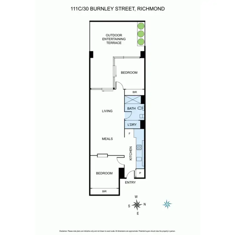 Floorplan of Homely apartment listing, 111/30 Burnley Street, Richmond VIC 3121
