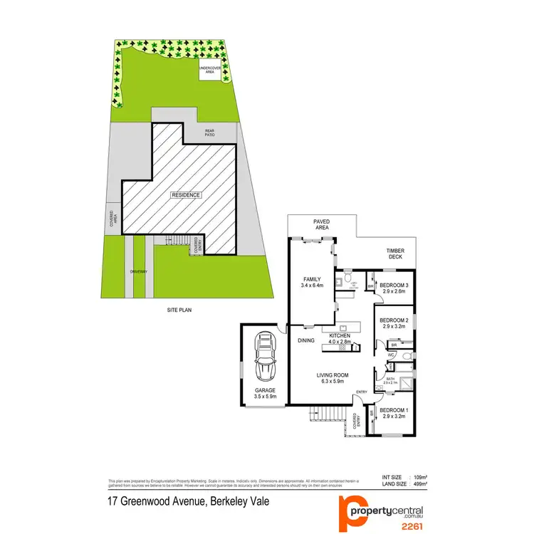 Floorplan of Homely house listing, 17 Greenwood Avenue, Berkeley Vale NSW 2261