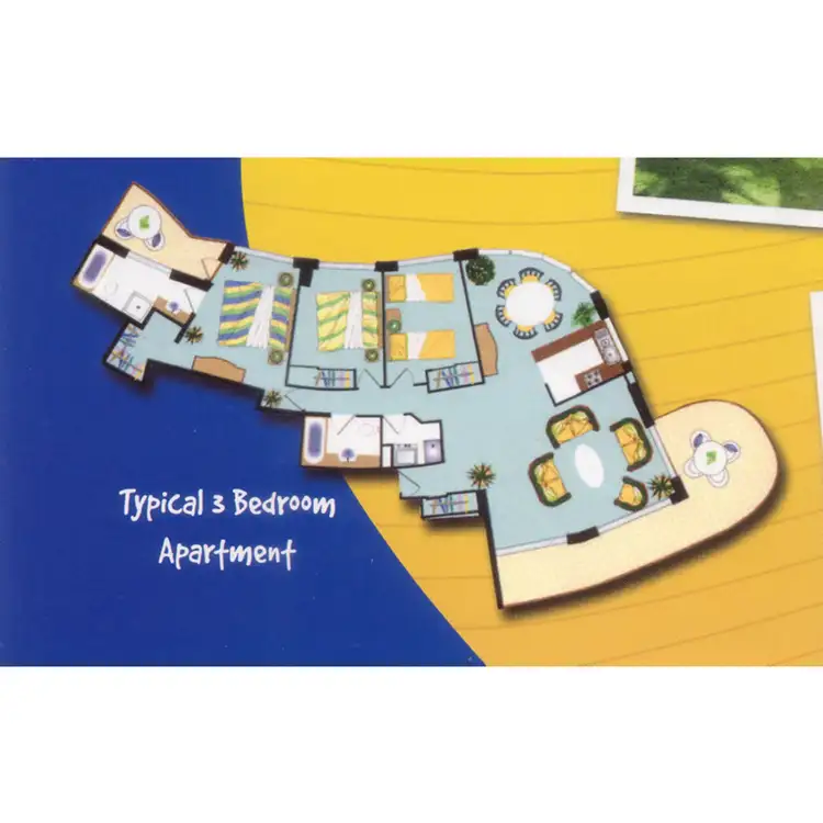 Floorplan of Homely apartment listing, 20 The Meriton, 29 Woodroffe Avenue, Main Beach QLD 4217