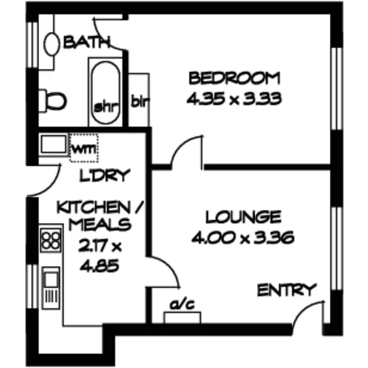 Floorplan of Homely unit listing, 2/11 Dulwich Avenue, Dulwich SA 5065