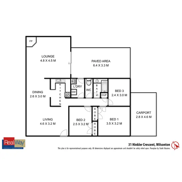 Floorplan of Homely house listing, 31 Hinkler Crescent, Wilsonton QLD 4350