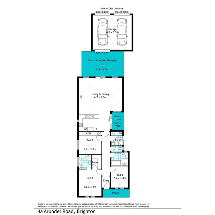 Floorplan of Homely house listing, 4a Arundel Road, Brighton SA 5048