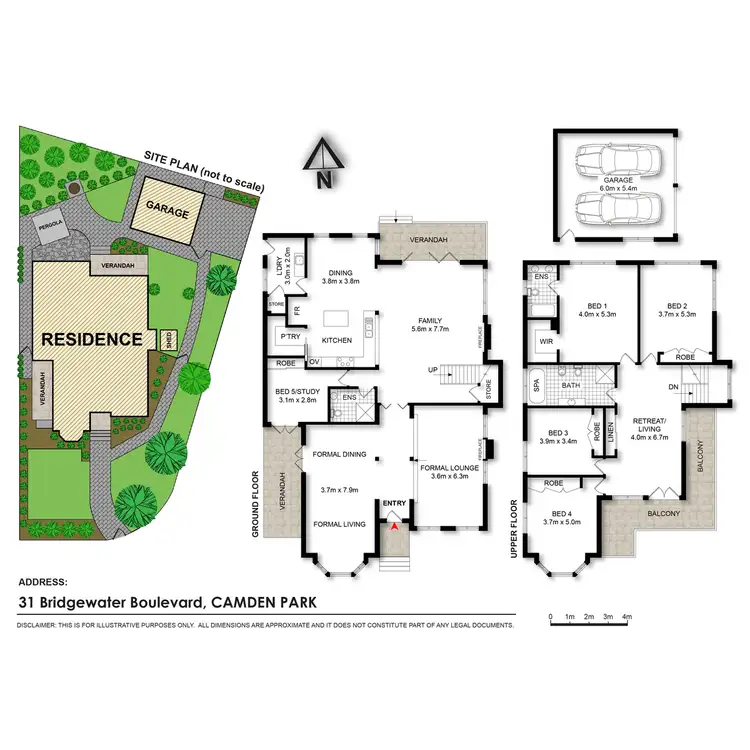 Floorplan of Homely house listing, 31 Bridgewater Bvd, Camden Park NSW 2570