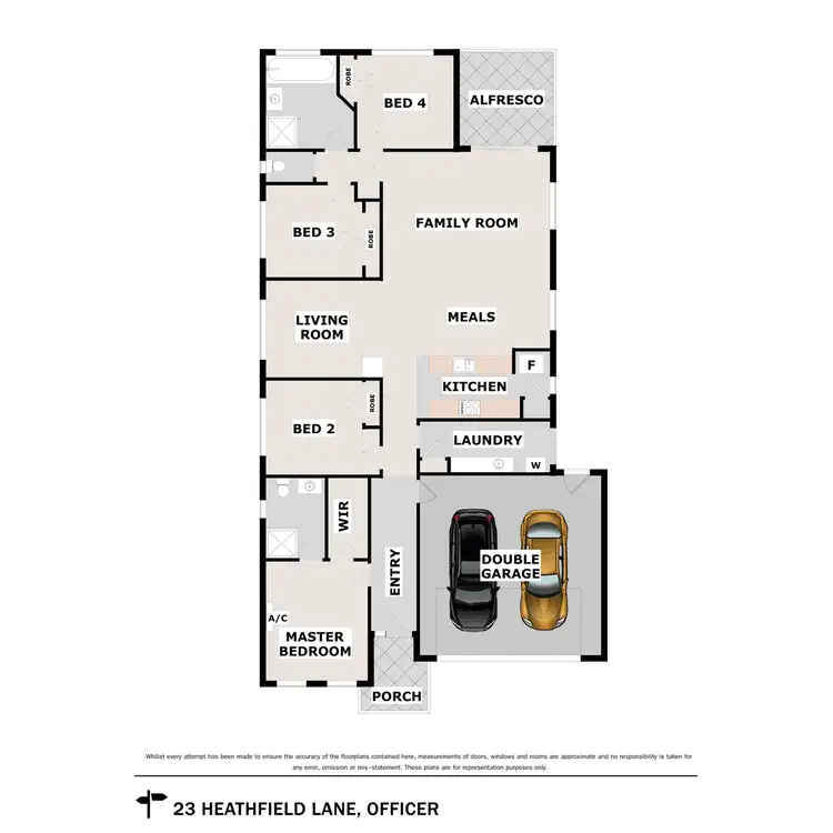 Floorplan of Homely house listing, 23 Heathfield Lane, Officer VIC 3809