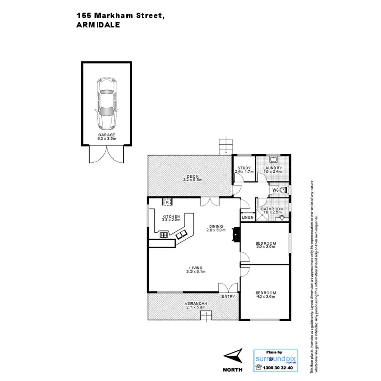 Floorplan of Homely house listing, 155 Markham Street, Armidale NSW 2350