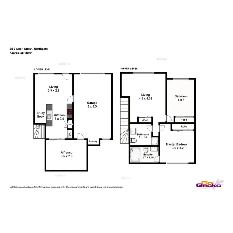 Floorplan of Homely townhouse listing, 2/89 Cook Street, Northgate QLD 4013