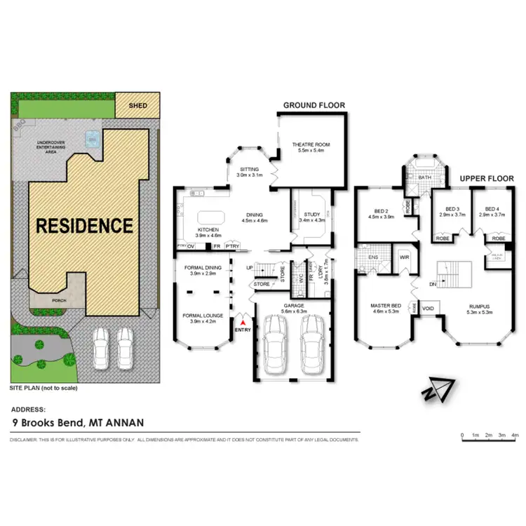 Floorplan of Homely house listing, 9 Brooks Bend, Mount Annan NSW 2567