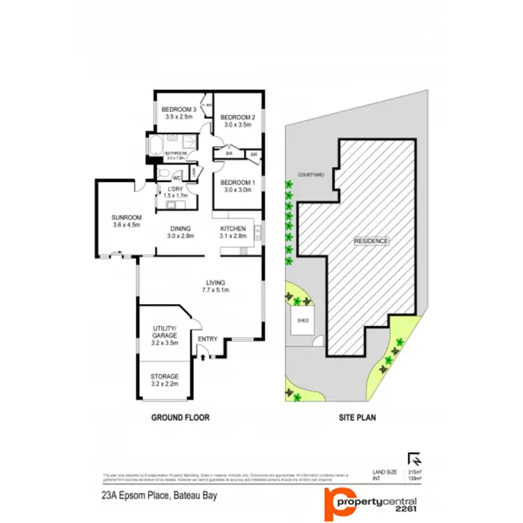 Floorplan of Homely villa listing, 23a Epsom Place, Bateau Bay NSW 2261
