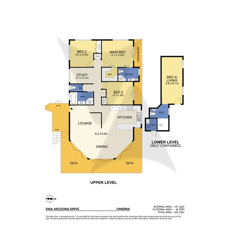 Floorplan of Homely rural property listing, 226A Arcoona Rd, Yandina Creek QLD 4561