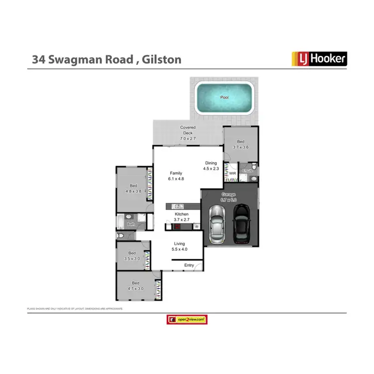 Floorplan of Homely house listing, 34 Swagman Road, Gilston QLD 4211
