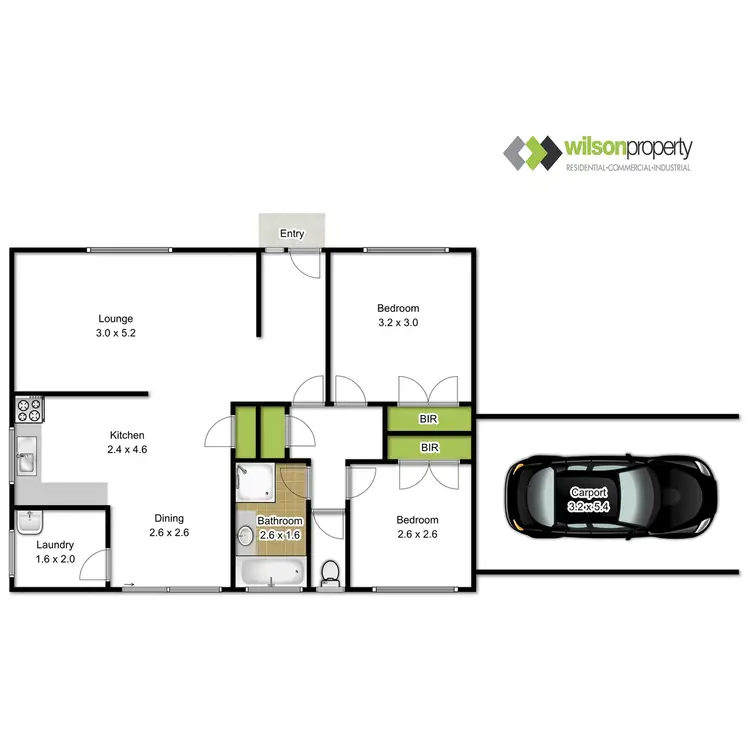 Floorplan of Homely unit listing, 5/94 Davidson Street, Traralgon VIC 3844