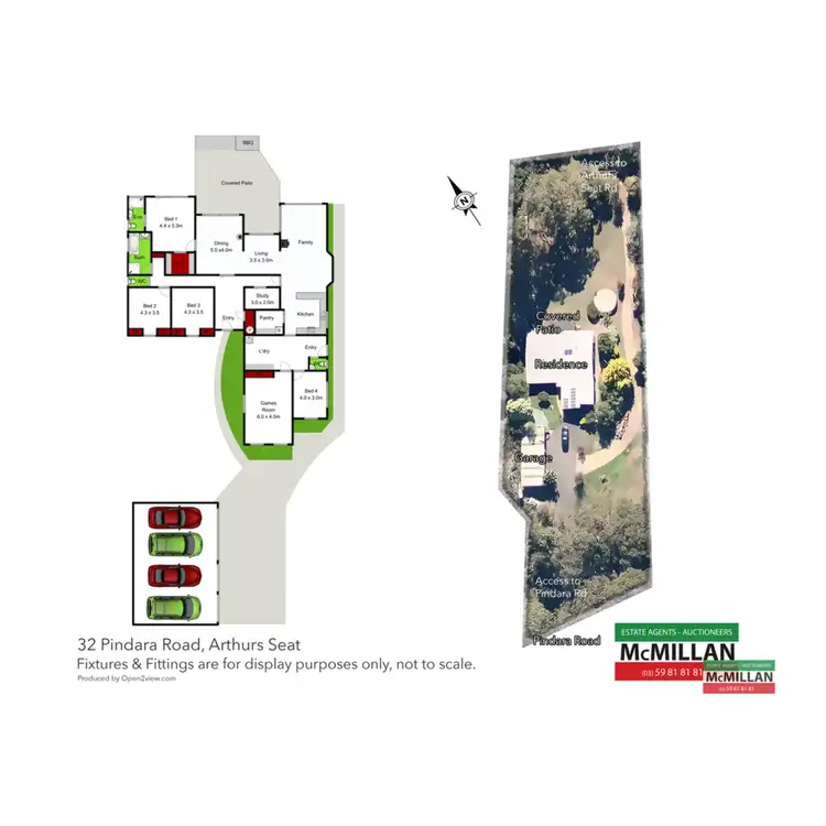 Floorplan of Homely house listing, 32 Pindara Rd, Arthurs Seat VIC 3936