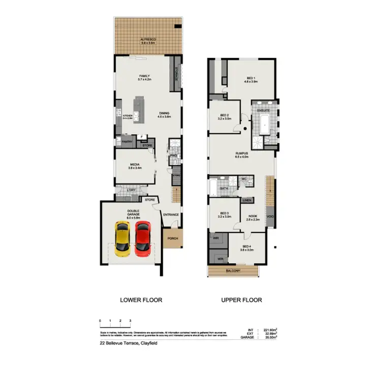 Floorplan of Homely house listing, 22 Bellevue Terrace, Clayfield QLD 4011