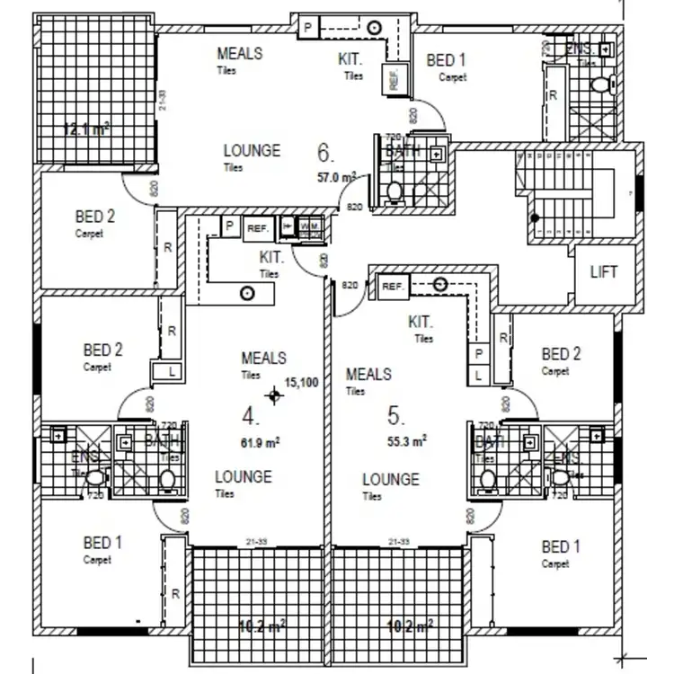 Floorplan of Homely unit listing, 4/29 Ortive Street, Yeronga QLD 4104