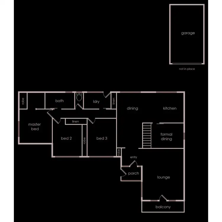Floorplan of Homely house listing, 12 Haddon Street, Lake Wendouree VIC 3350