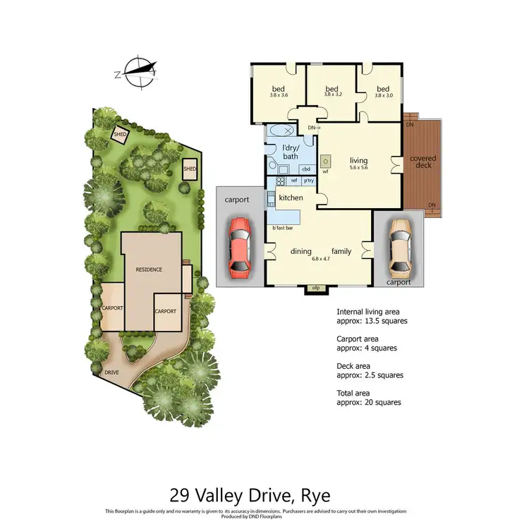 Floorplan of Homely house listing, 29 Valley Drive, Rye VIC 3941