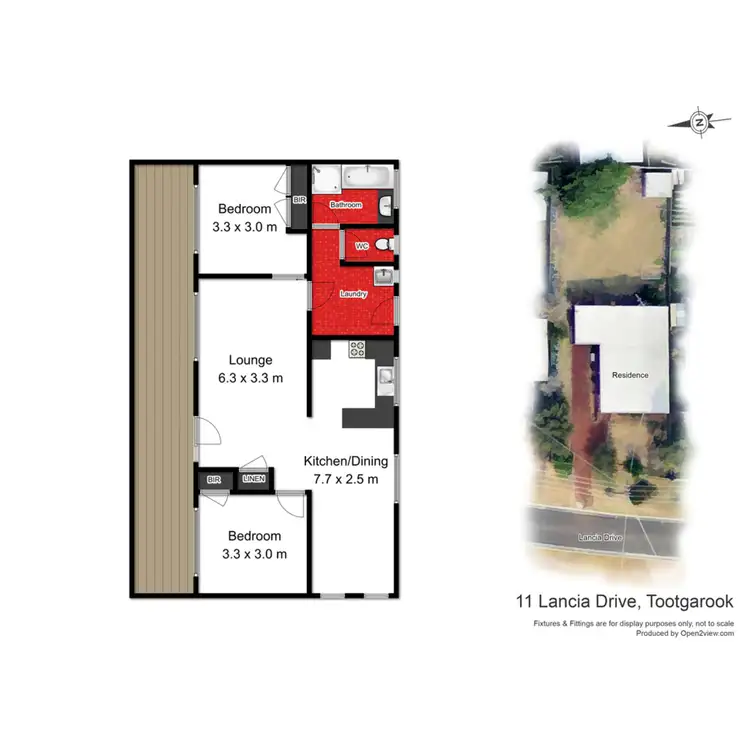 Floorplan of Homely house listing, 11 Lancia Drive, Tootgarook VIC 3941