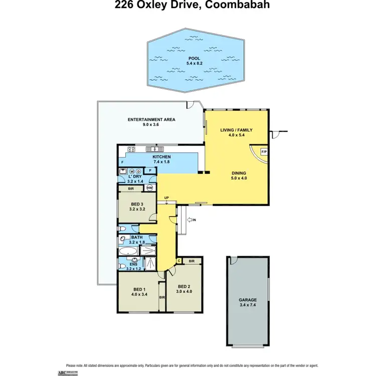 Floorplan of Homely house listing, 226 Oxley Drive, Coombabah QLD 4216