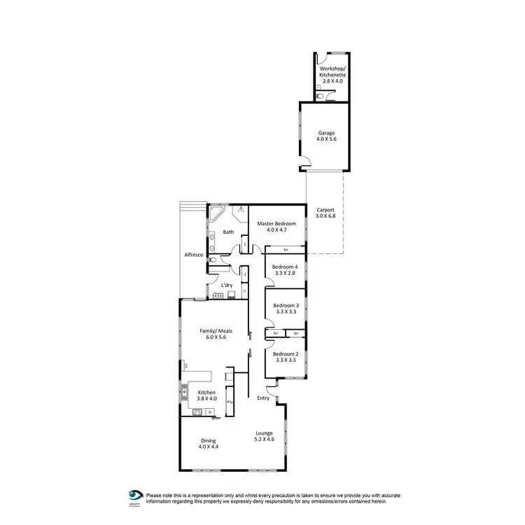 Floorplan of Homely house listing, 2 Islington Street, Sunshine VIC 3020