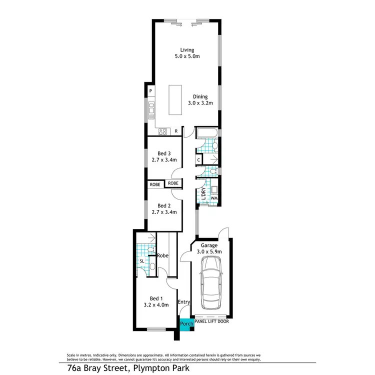 Floorplan of Homely house listing, 76A Bray Street, Plympton Park SA 5038